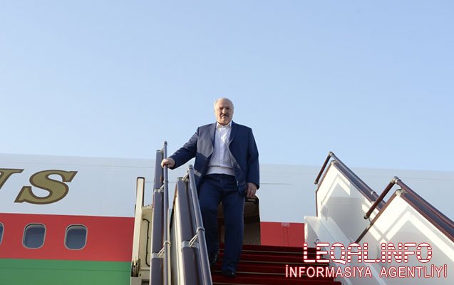 Lukaşenko Bakıya gəldi