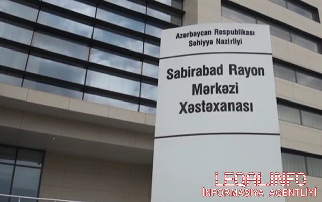 Daha bir xəstəxananın şöbə müdiri saxlanıldı