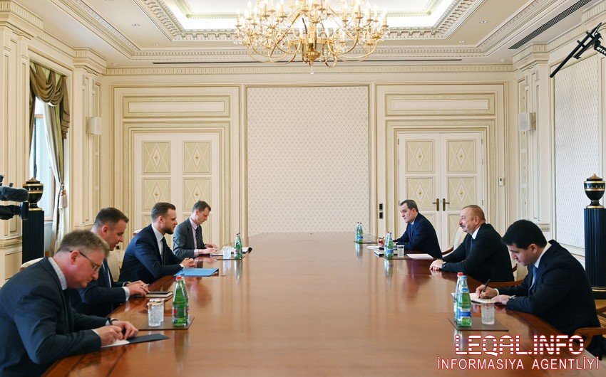 Prezident İlham Əliyev Litvanın xarici işlər nazirini qəbul edib