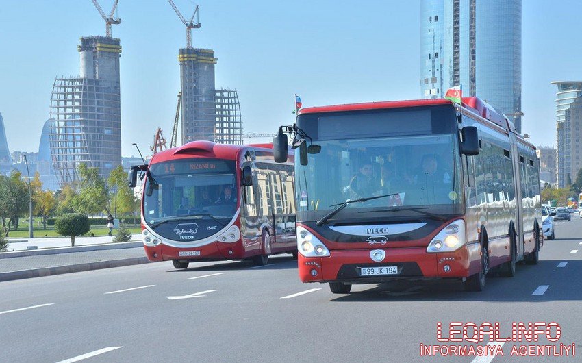 Metro və avtobuslar şənbə-bazar günləri işləməyəcək