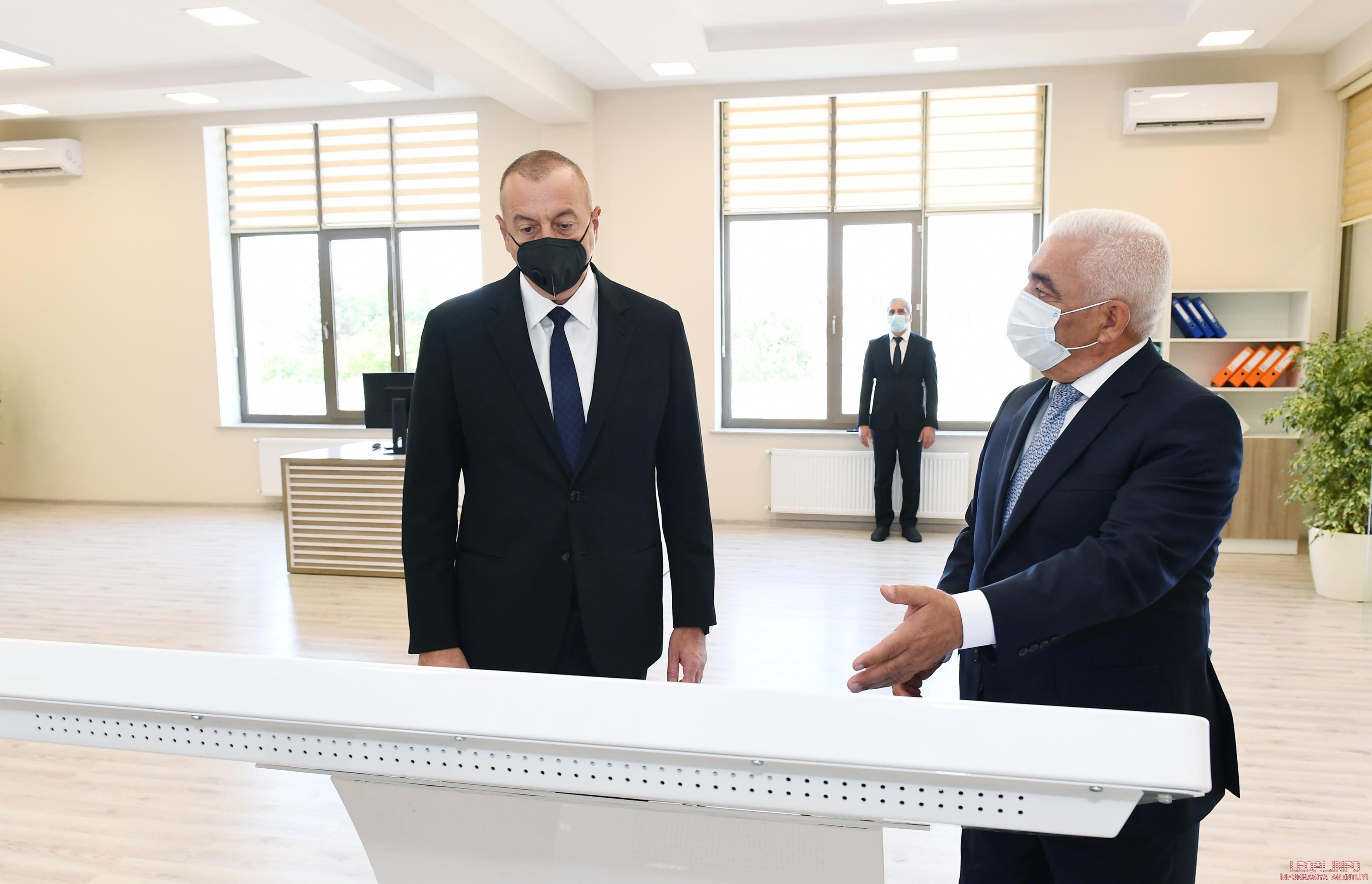 Prezident İlham Əliyev 110/35/6 kilovoltuq “Binəqədi” yarımstansiyasının açılışını edib