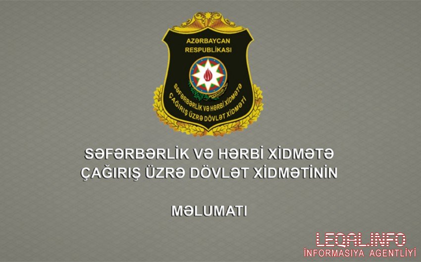 Dövlət Xidməti çağırışçılara müraciət edib
