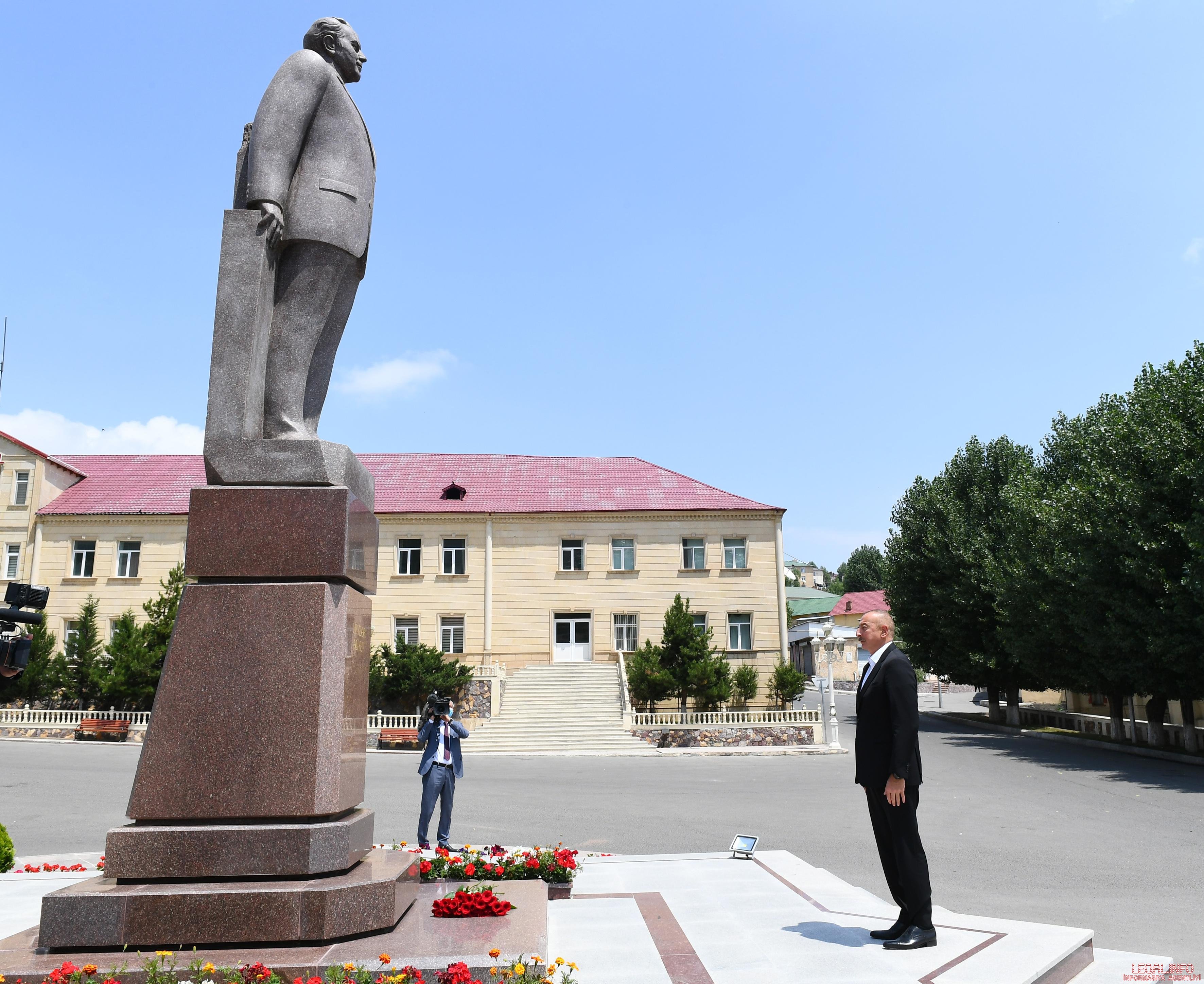 Prezident İlham Əliyev Daşkəsəndə səfərdədir