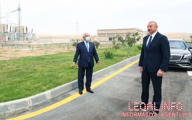 İlham Əliyev “Abşeron” yarımstansiyasının açılışında iştirak edib