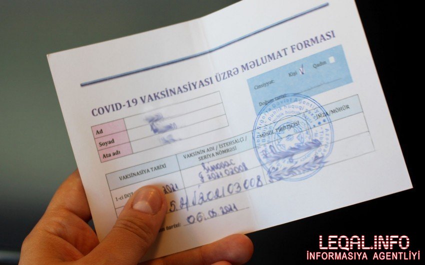 Azərbaycanda saxta COVID-19 pasportu verən həkimlərin diplomunun ləğvi təklif olunur