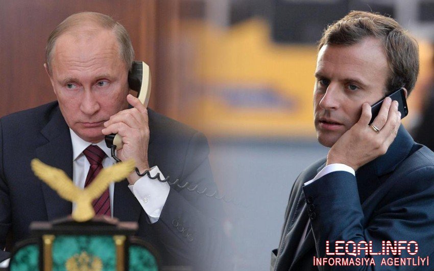 Putin Makronla Qarabağ məsələsini müzakirə edib