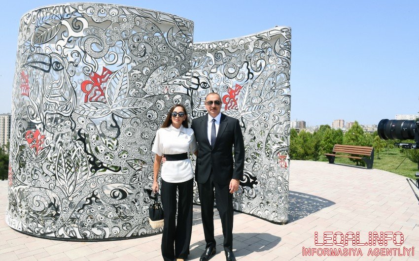 Prezident İlham Əliyev və Mehriban Əliyeva “Gənclik” parkının açılışında iştirak ediblər