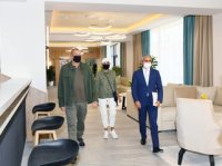 Prezident İlham Əliyev və Mehriban Əliyeva Şuşada “Qarabağ” hotelinin açılışında iştirak ediblər Prezident İlham Əliyev və Mehriban Əliyeva Şuşada “Qarabağ” hotelinin açılışında iştirak ediblər