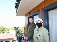 Prezident İlham Əliyev və Mehriban Əliyeva Şuşada “Qarabağ” hotelinin açılışında iştirak ediblər Prezident İlham Əliyev və Mehriban Əliyeva Şuşada “Qarabağ” hotelinin açılışında iştirak ediblər