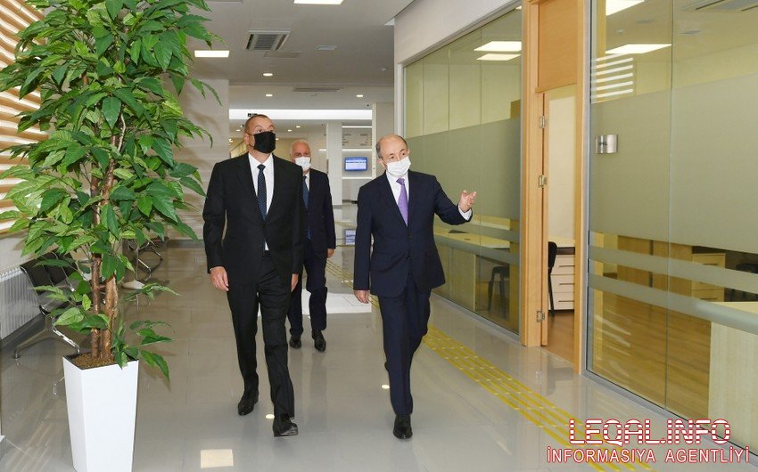 Prezident İlham Əliyev Sumqayıt Məhkəmə Kompleksinin açılışını edib