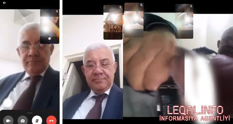 YAP Binəqədi rayon təşkilatının sədri Ramiz Göyüşovun intim görüntüləri