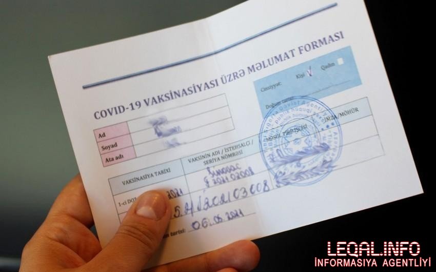 Qazaxda saxta COVID-19 pasportu satan həkimlərə cinayət işi açılıb
