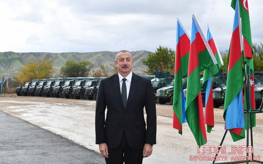 Ali Baş Komandan Qubadlıda DSX-nin yeni hərbi hissə kompleksinin açılışında iştirak edib