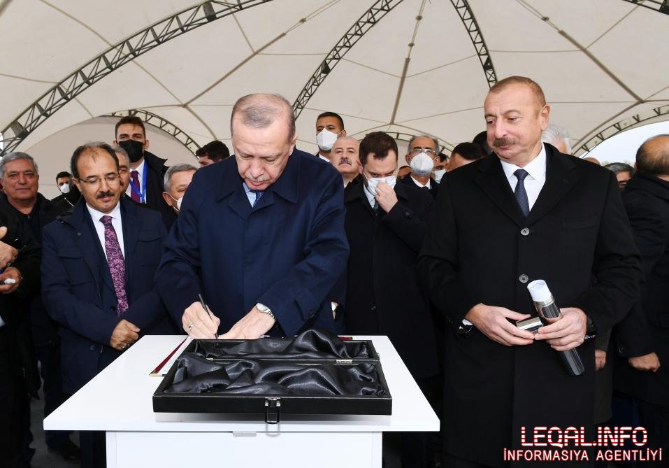 Azərbaycan və Türkiyə prezidentləri Zəngəzur dəhlizinin təməlini qoyublar