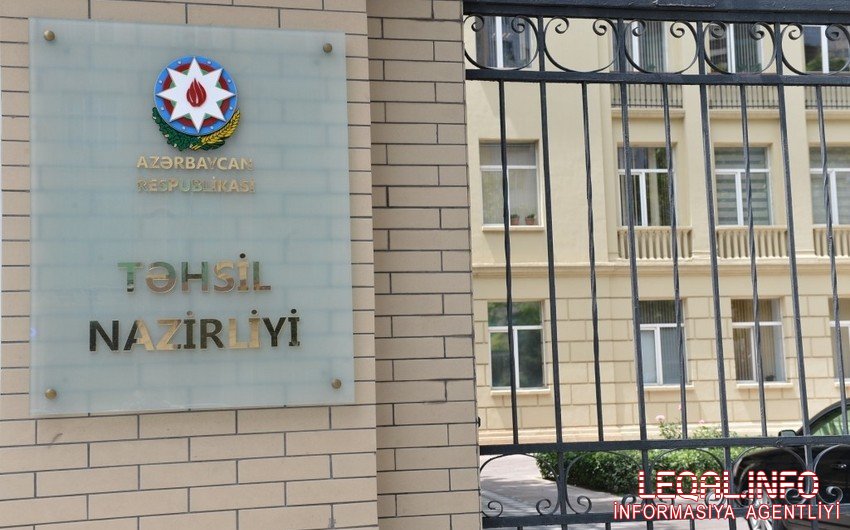 Təhsil Nazirliyi müəllimlərə müraciət edib