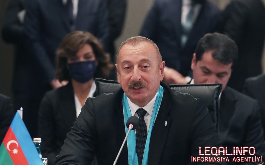 Azərbaycan Prezidenti: “Zəngəzur dəhlizi layihəsinin həyata keçirilməsi ilə bağlı fəal işlər gedir”