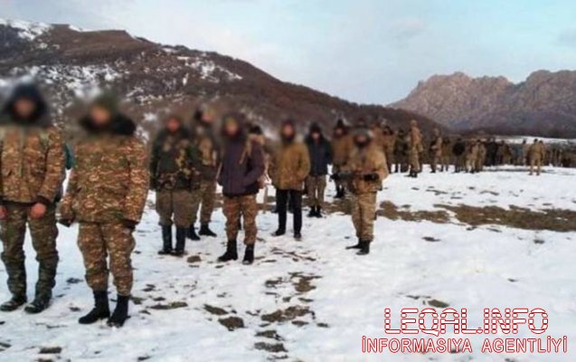 Azərbaycan xüsusi təyinatlılarına təslim olan 62 erməni diversantın