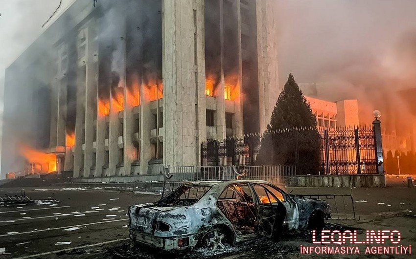 Qazaxıstanda pərakəndə ticarət obyektlərinə 60 milyon dollar ziyan dəyib
