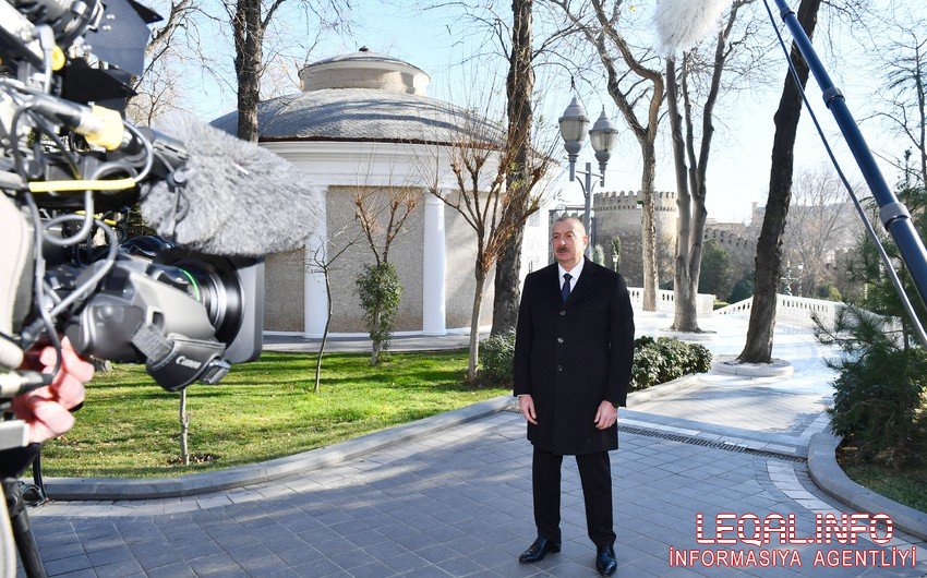 Prezident İlham Əliyev azad olunan ərazilərdə yeni məscidlərin tikintisindən danışıb