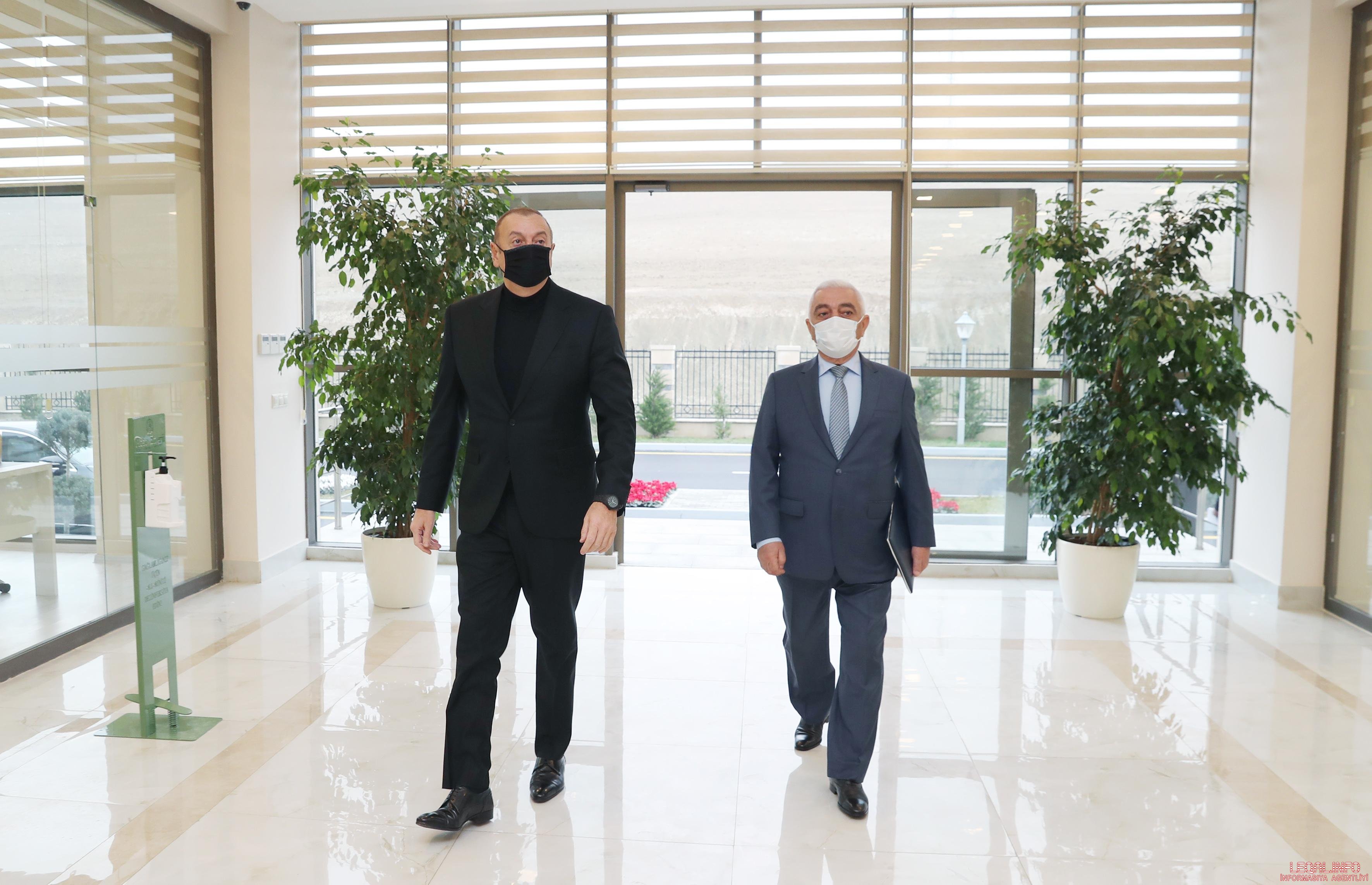 İlham Əliyev “Qobu” Enerji Qovşağının açılışında iştirak edib