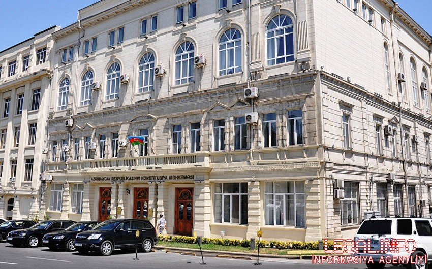 Konstitusiya Məhkəməsi xüsusi müsadirə edilməli əmlakla bağlı qərar çıxarıb