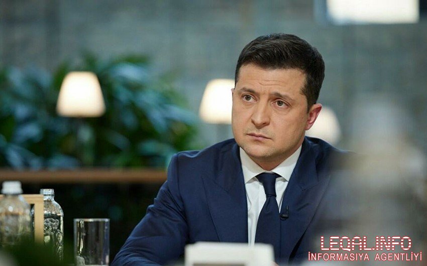Volodimir Zelenski Avropanı Ukraynada baş verənlərə laqeyd yanaşmaqda qınayıb