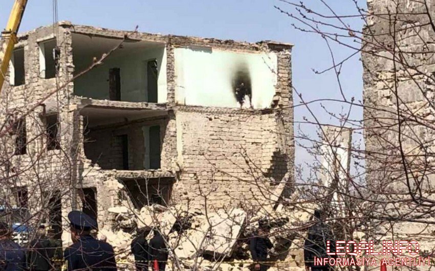 Naxçıvanda məktəbin uçması nəticəsində ölən şəxslərin sayı 4-ə çatıb