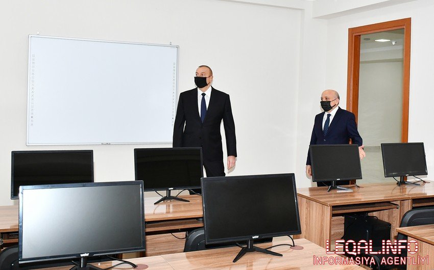 Prezident İlahiyyat İnstitutunun yeni binasının açılışında iştirak edib