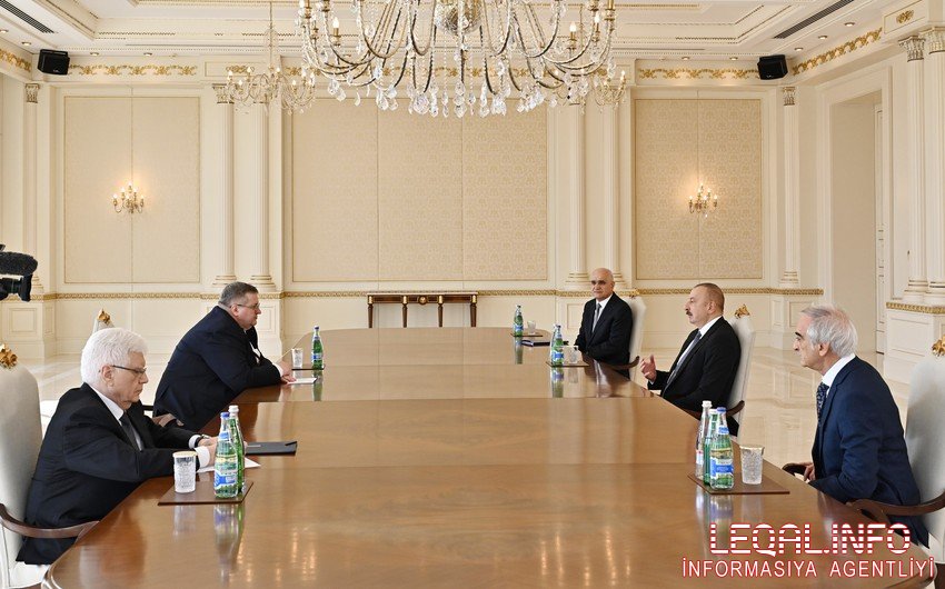 Prezident İlham Əliyev Rusiyanın Baş nazirinin müavinini qəbul edib
