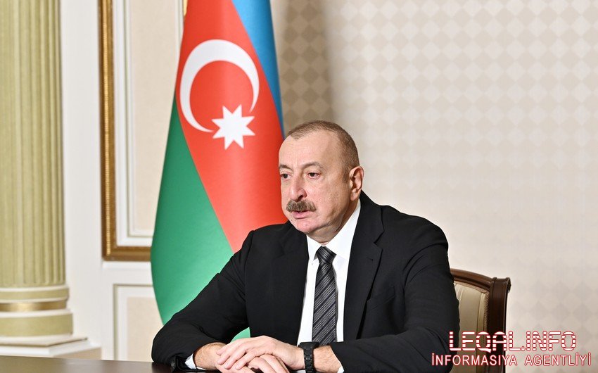 Azərbaycan Prezidenti ÜST-ə təşəkkür edib