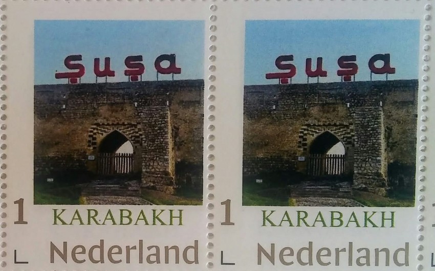 Niderlandda Şuşaya həsr olunan poçt markaları buraxılıb