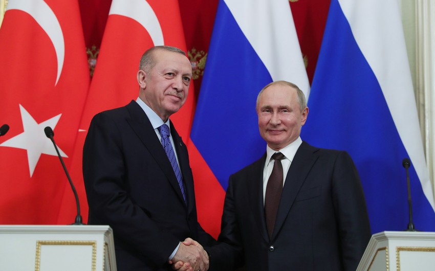 Ərdoğanla Putin Ukraynadakı vəziyyəti müzakirə ediblər