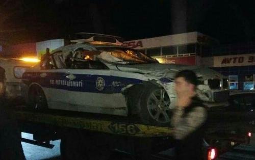 Bakıda YPX maşını qəza törətdi