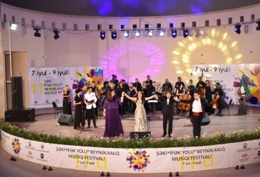 Şəki “İpək Yolu” XI Beynəlxalq Musiqi Festivalı başa çatıb