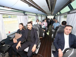 Türkiyənin ailə və sosial xidmətlər naziri Şuşaya gedib