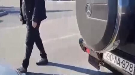 Səfər Mehdiyevin polis tərəfindən saxlanılması videosu yayıldı