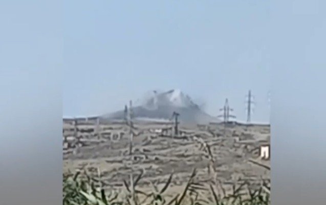Bakıda vulkan püskürdü