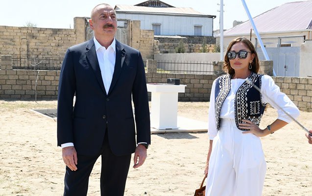Prezidentlə xanımı “Basqal” qoruğu ərazisində aparılan tikinti-bərpa işləri ilə tanış oldu