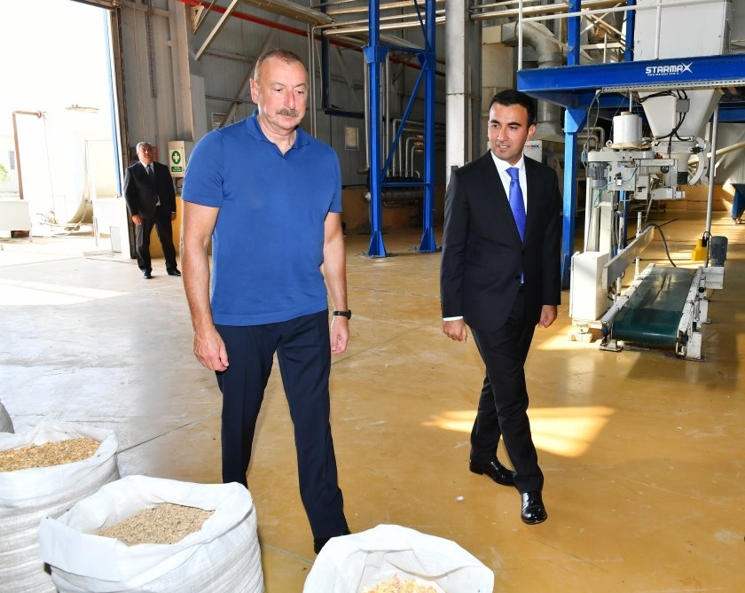 İlham Əliyev “Ağsu Aqropark”da İlham Əliyev “Ağsu Aqropark”da