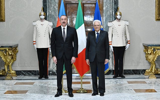 Prezident Sercio Mattarella ilə görüşdü