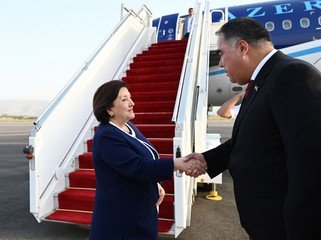 Sahibə Qafarova Tacikistana səfər edib Sahibə Qafarova Tacikistana səfər edib