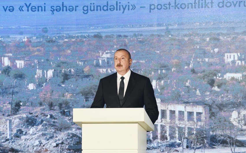 İlham Əliyev: “Azərbaycan öz torpaqlarına qayıdıb və həmişəlik burada qalacaq”