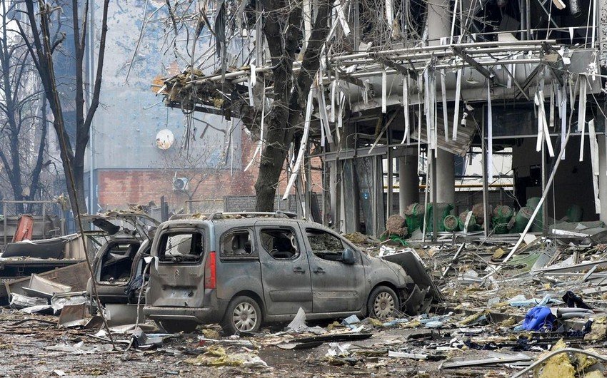 Ukraynanın Zaporojye şəhərinə raket hücumu nəticəsində 17 nəfər ölüb, onlarla yaralı var