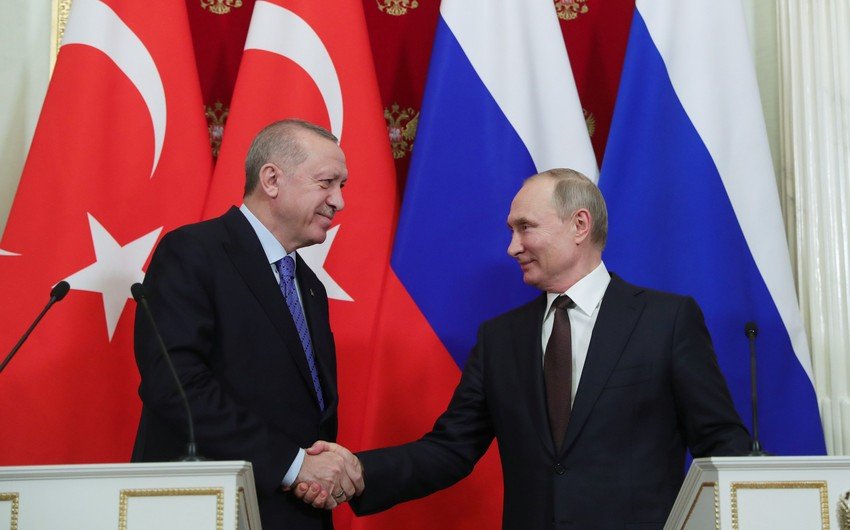 Putin Ərdoğanı güclü lider və etibarlı tərəfdaş adlandırıb