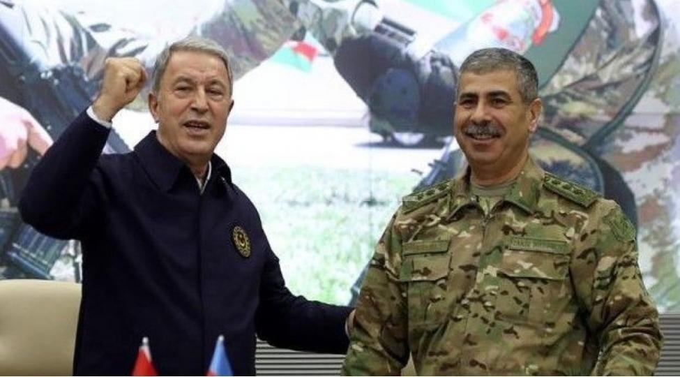 Zakir Həsənov və Hulusi Akar Azərbaycan-Türkiyə birgə təlimlərini izləyib