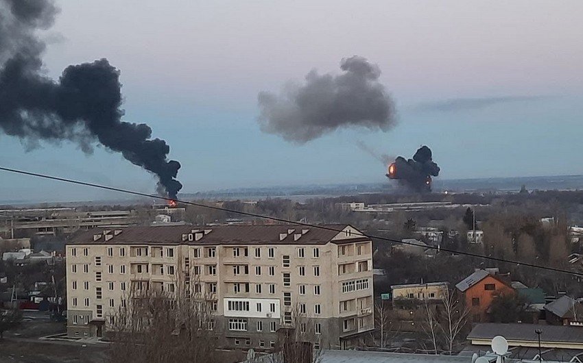 Rusiya ordusu Ukraynaya raket zərbələri endirib
