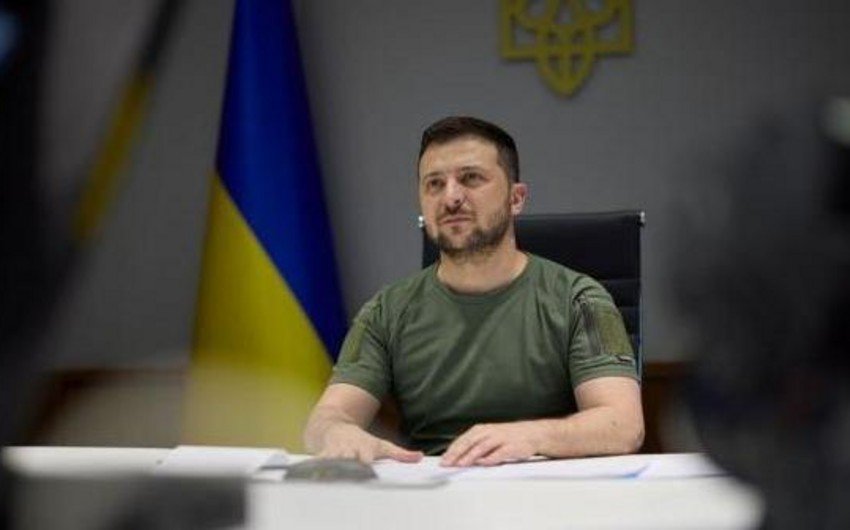Volodimir Zelenski İlham Əliyevi təbrik edib