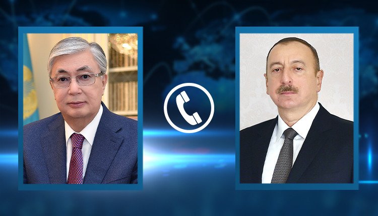Qazaxıstan Prezidenti Azərbaycan Prezidentinə zəng edib