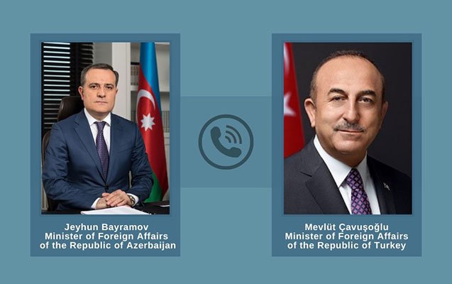 Azərbaycan və Türkiyənin XİN başçıları regiondakı vəziyyəti müzakirə ediblər