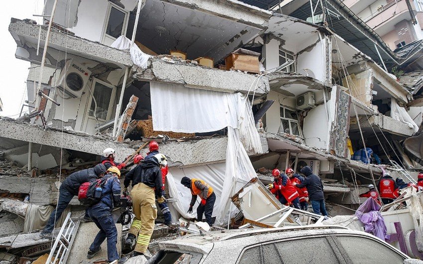 Türkiyədə zəlzələ nəticəsində 10 Azərbaycan vətəndaşı həlak olub